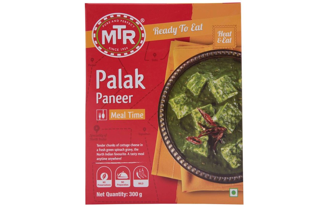 MTR Palak Paneer   Box  300 grams